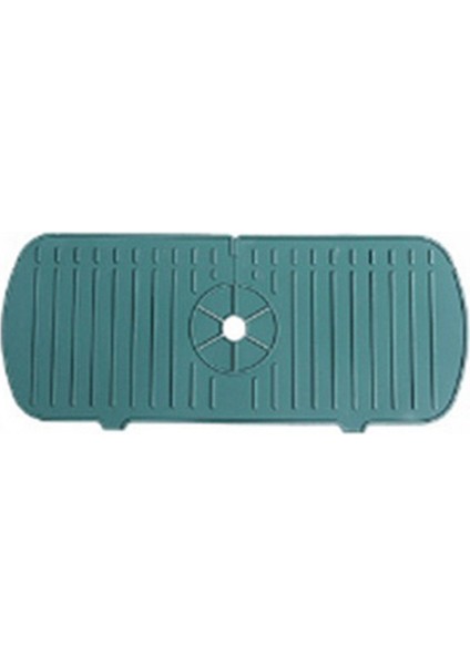 Mutfak Silikon Drenaj Pad Banyo Musluk Damlama Mat Yıkama Havzası Lavabo Sıçrama Kanıtı Düzenleme Ped Yeşil S Yeşil S (Yurt Dışından)