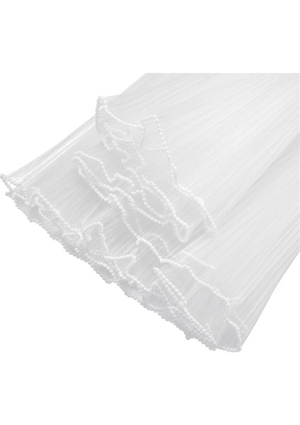 3pcs Buket Sarma Kağıdı, Her Inci Kenar Çiçek Ambalaj Kumaşı Için 11 Inç x 4.5 Yarda, (Beyaz) (Yurt Dışından)