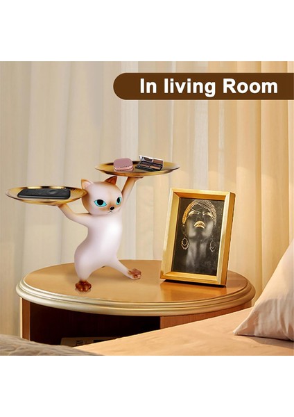 Dekor Için Kedi Tepsisi, Şeker Takı Küpeleri Için Kedi Dekor Reçine Tepsisi Halka Anahtar Tutucu Tepsisi, Giriş Yolu Ev Dekor C Için Harika (Yurt Dışından) fırsatları