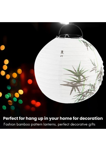 30CM Abajur Kağıt Fener Oryantal Tarzı Işık Dekorasyonu Çince, Bambu (Yurt Dışından) modelleri