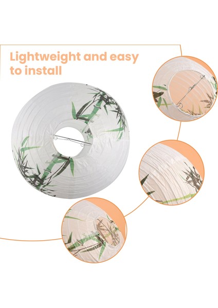 30CM Abajur Kağıt Fener Oryantal Tarzı Işık Dekorasyonu Çince, Bambu (Yurt Dışından) fırsatları