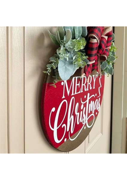 Ön Kapı Için Noel Karşılama Işareti, Asma Ahşap Hoş Geldiniz Tabela Christma Dekorasyonlar Kış (Yurt Dışından) fiyatları