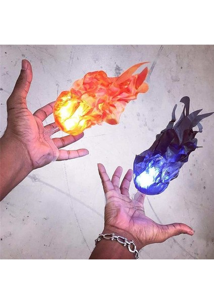 Cadılar Bayramı Komik Oyuncak Sihirli Ateş Topu Evde LED Dekorasyon Aydınlık Ateş Topu Zarif Süsler Parti Kırmızı (Yurt Dışından) indirimleri