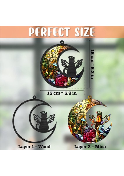 Pet Akrilik Diski Ay&#39;dan Görüntülenen, Sundurma Süslemeleri Pet Sempati Hediyesi Kaybı Anmak Için (Yurt Dışından) indirimleri