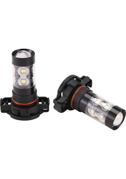 2x 50W 5202 H16 6000K Güç Süper Beyaz LED Sis Işıkları Sürüş Ampulleri Drl (Yurt Dışından) fiyatları