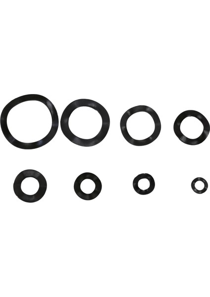 Siyah Çelik Halka Yay Yıkayıcı Üç Dalga Yıkayıcı 65MN Dalga Conta Çiftlik Kitleri M3 M4 M5 M6 M8 M10 M12 M16 (550 Pc) (Yurt Dışından) indirimleri