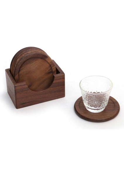 6pcs Kayın Ahşap Barış Placemats Dekor Yuvarlak Isıya Dayanıklı Içecek Mat Ev Mutfak Masa Çay Kahve Bardağı (Yurt Dışından) fırsatları