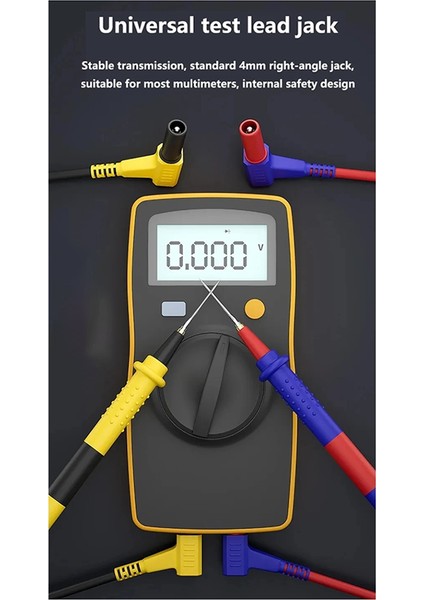 W9 Süper Iletken Multimetre Kalem Multimetre Test Kablosu Değiştirilebilir Kalem Ucu Evrensel Işaretçi Kurşun Probu Tel Kalem Kablosu (Yurt Dışından) fiyatları