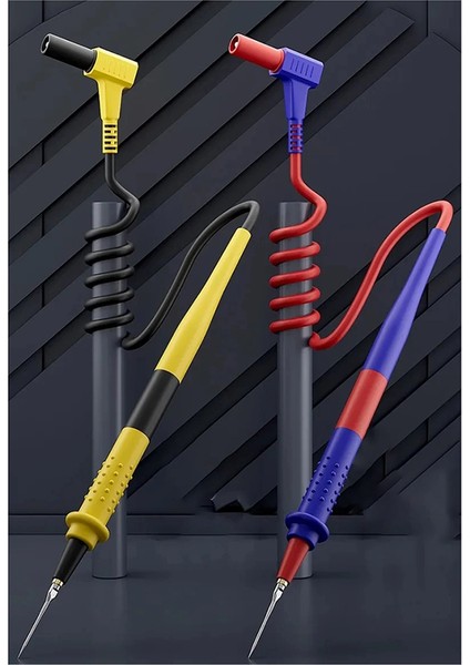 W9 Süper Iletken Multimetre Kalem Multimetre Test Kablosu Değiştirilebilir Kalem Ucu Evrensel Işaretçi Kurşun Probu Tel Kalem Kablosu (Yurt Dışından) modelleri