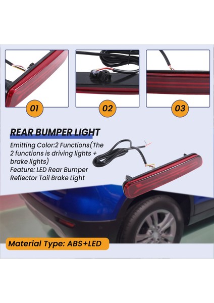 Araba LED Arka Fren Kuyruğu Tampon Reflektör Arka Sis Uyarı Işığı Suzuki Ertiga Ciza Vitara S-Cross Splash Sx4 (Yurt Dışından) fırsatları