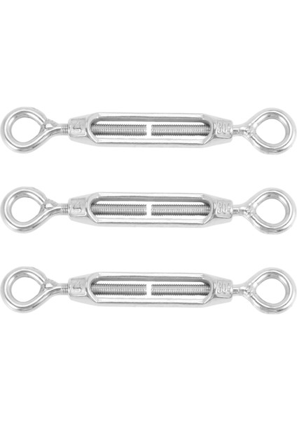 M4 Paslanmaz Çelik 304 Göz ve Göz Turnikili Tel Halat Gerilim (5pcs) (Yurt Dışından) fiyatları