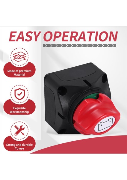 Pil Bağlantı Kesme Anahtarı 12V 24V 48V 60V Pil Master Kesme Izolatör Anahtarı Deniz Teknesi Otomatik Kampçı Için Su Geçirmez (Yurt Dışından) fırsatları