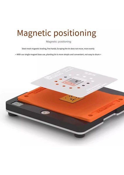 Pd-C Universal Bga Chıp Reballıng Konumlandırma Pad Tin Dikimi Değiştirilebilir Manyetik Taban (Yurt Dışından) fırsatları