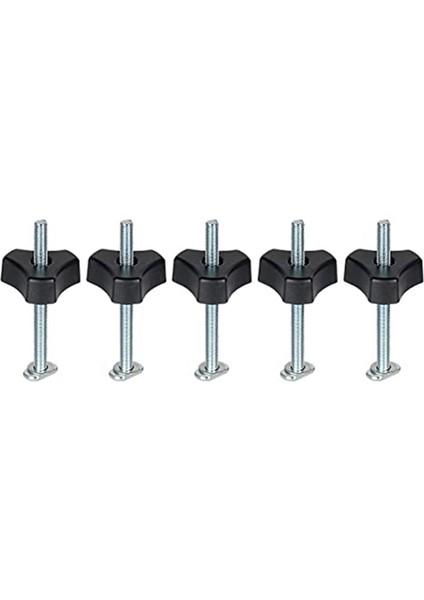 5 Paket M8 T Track Bolts Düğüm Kiti 4 Inç T Yuva Cıvataları Yıkacılarla T Track Aksesuarları Ahşap Işleme Jigleri (Yurt Dışından) fiyatları