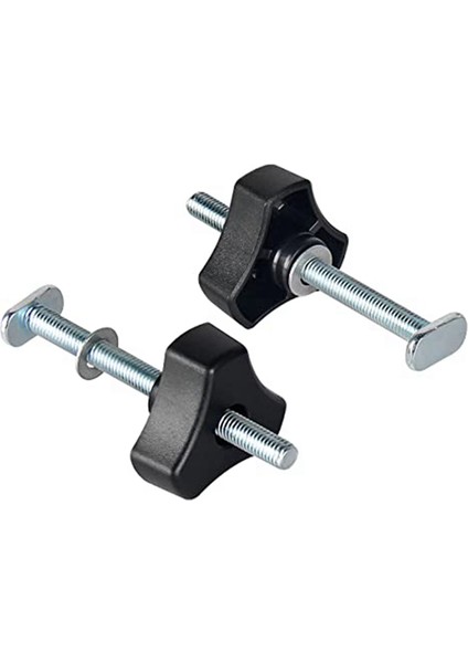 5 Paket M8 T Track Bolts Düğüm Kiti 4 Inç T Yuva Cıvataları Yıkacılarla T Track Aksesuarları Ahşap Işleme Jigleri (Yurt Dışından) fırsatları