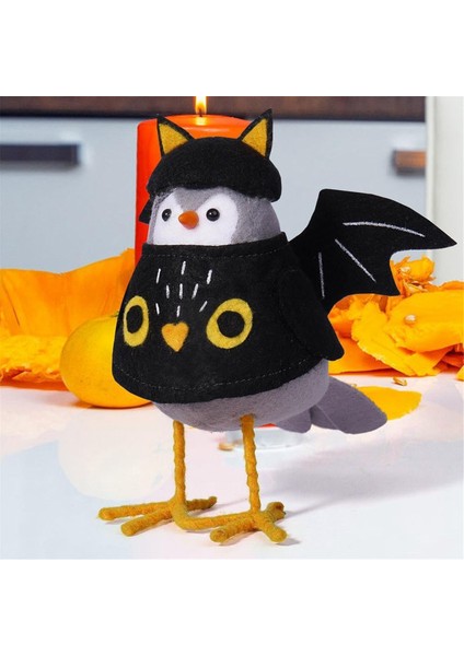 Cadılar Bayramı Daimi Kuş Heykeli, Hayalet Kuş Heykeli, Cadılar Bayramı Kuş Bebeği, Masaüstü Ev Pencere Dekorasyonu Siyah (Yurt Dışından) fiyatları