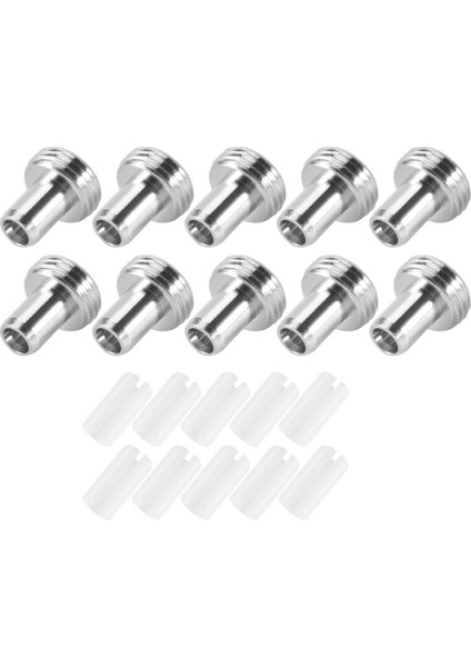 Fiber Optik Görsel Arıza Bulucu Için 10 Pcs Seramik Tüp Kovan ve 10 Pcs Metal Kafa Konektör Adaptörleri (Yurt Dışından) modelleri