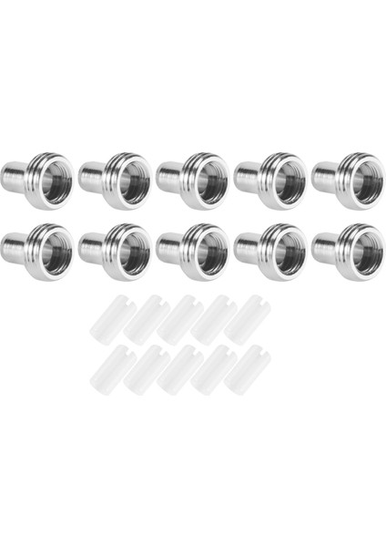 Fiber Optik Görsel Arıza Bulucu Için 10 Pcs Seramik Tüp Kovan ve 10 Pcs Metal Kafa Konektör Adaptörleri (Yurt Dışından) fırsatları