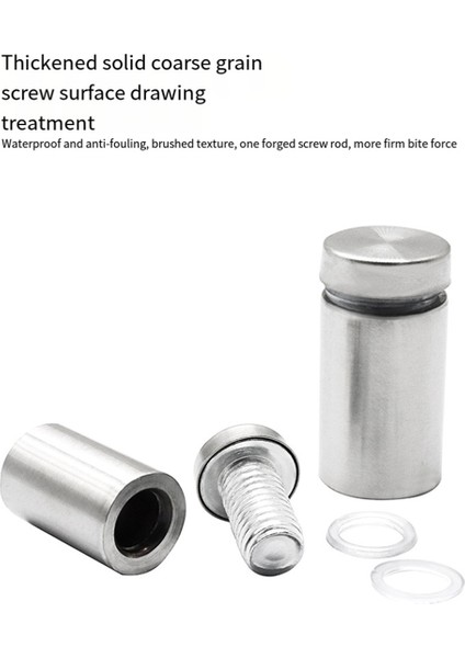 Reklam Tırnakları Sabit Dekoratif Tırnaklar Fotoğraf Çerçevesi Vida Desteği Reklam Tırnakları 12X20 (Fırçalanmış) (Yurt Dışından) fırsatları