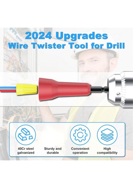 Tel Twister Aracı 3pcs Tel-Nut Twıter 100 Pcs Tel Kapakları Ile Tebir Kapakları, Spın Twıst Tel Bağlantıcı, Kıv (Yurt Dışından) fırsatları