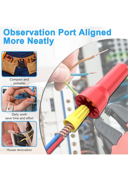 Tel Twister Aracı 3pcs Tel-Nut Twıter 100 Pcs Tel Kapakları Ile Tebir Kapakları, Spın Twıst Tel Bağlantıcı, Kıv (Yurt Dışından) indirimleri