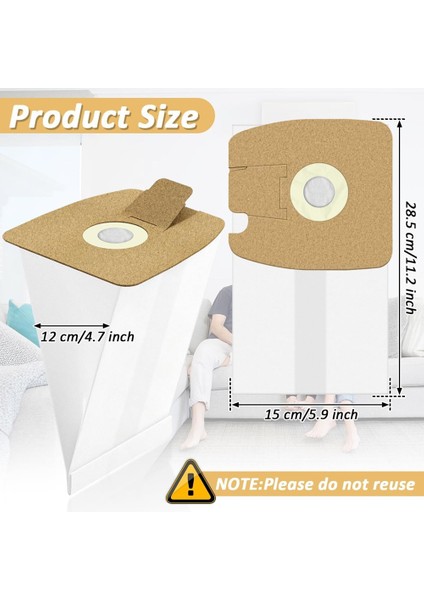 12 Paket 3670 mm Eureka Için Uygun Vakum Torbaları Mighty Mite 3680 Serisi Kutular, Filtrasyon Vakum Torbaları Parçayı Değiştirir (Yurt Dışından) modelleri