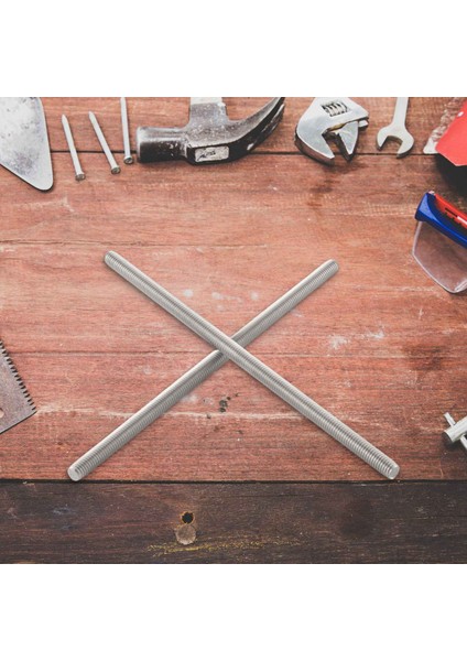 M6 x 150MM 304 Paslanmaz Çelik Tamamen Dişli Çubuk Çubuk Çıtçıtlar Donanım 5 Pcs (Yurt Dışından) modelleri