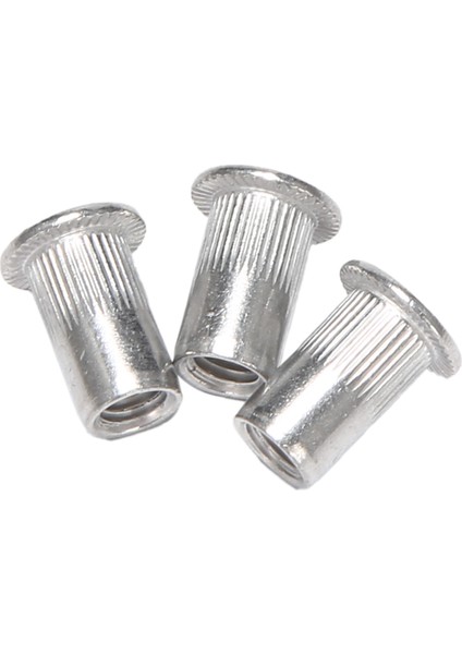 M5 Alüminyum Düz Kafa Perçin Somun Ekleme Somunları Gümüş Ton 20PCS (Yurt Dışından) indirimleri