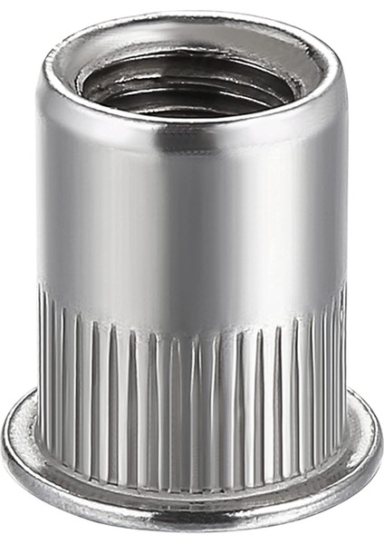 Fındık 100PCS 1/4IN-20UNC Paslanmaz Çelik 304 Finish Düz Head Rivnut Dişli Ekleme Fındık Tutuklu Gövde Dikey Perçinler Fındık (Yurt Dışından) indirimleri