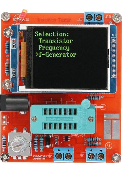 GM328 LCD Transistör Test Cihazı Dıy Kit Diyot Triot Kapasitans Lcr Esr Metre Modülü (Yurt Dışından)