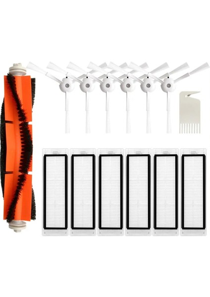 Xiaomi Xiaowa Robot Vakum Süpürge Lite C10 / C102-00 Silindir Yan Fırça Hepa Filtre Aksesuarları Yedek Parçalar (Yurt Dışından)