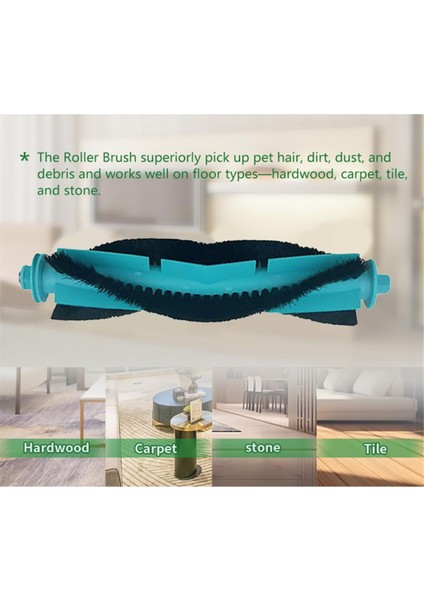 Midea S5+ Plus Için 14 Pcs, Conga 2299 Ultra Home X-Treme Genesis Vakum Yedek Parçalar Ana Yan Fırça Filtre Mop Pedleri (Yurt Dışından) fiyatları