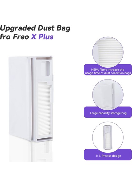 Narwal Freo x Için Robot Temizleyici Vakum Ana Yan Fırça Hepa Filtre Mop Padleri Toz Çantaları Yedek Aksesuarlar (Yurt Dışından) fiyatları