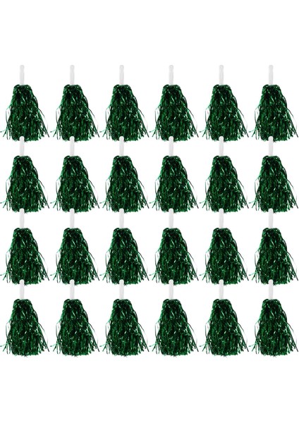 24PCS Amigo Pom Pom Poms Metalik Folyo Tezahürat Pom Pom Poms Plastik Saplı Yetişkinler Için Ponpon Kızlar Parti Yeşil (Yurt Dışından) indirimleri