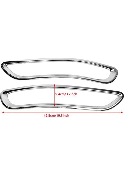 Kia Sportage Için Kx5 Ql 2015 2016 2017 2018 Abs Krom Krom Arka Reflektör Sis Lamba Lambası Kapak Trim Çerçeve Çerçevesi Araba Stil (Yurt Dışından) fırsatları