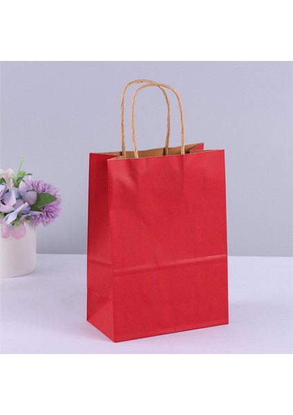 24 Adet Tutamaklı Kağıt Hediye Çantaları 12 Çeşitli Gökkuşağı Renkleri Parti Çantaları Kraft Kağıt Torbaları Düğün Için Brithday Partileri (Yurt Dışından) fiyatları