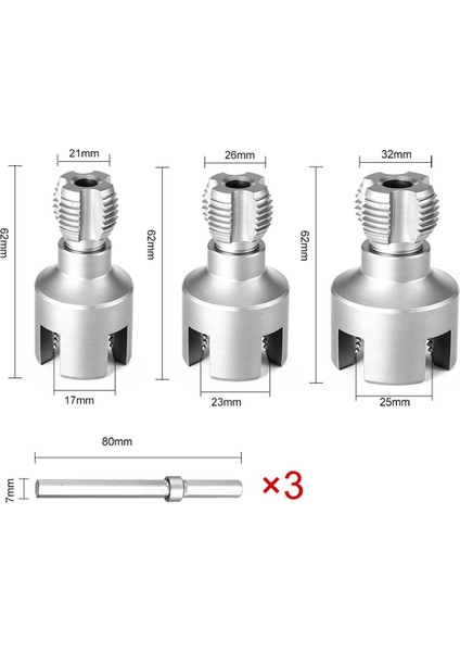 Boru Iplik Kesme Aleti Entegre Dahili ve Harici Boru Iplik Aleti Pvc Boru Dişli Kiti Için Elektrik Matkabı (Yurt Dışından) fiyatları