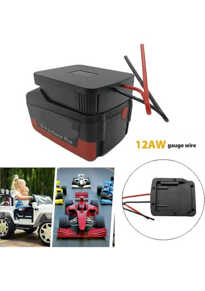Adaptör Pil Adaptör Li-Ion Metabo 18V Çıkış Için Pil Konektör Dock 1 Parça 12 Awg Değiştirme Değiştirme (Yurt Dışından) indirimleri