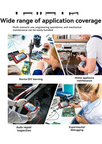 613SMART Multimetre Gerçek Zamanlı Güç Kalan Ölçüm Test Cihazı Ac/dc Ammetre Voltmetre 4000COUNT Dijital Multimetro Testtool, A (Yurt Dışından) fırsatları