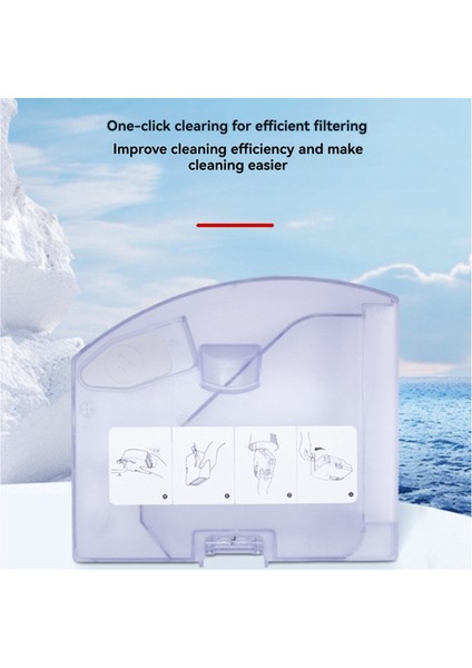 2pcs 2 Arada 1 Vakum Temizleyici Su Deposu Toz Kutusu Roborock T8/ Q7/ Q7MAX+ Vakum Süpüren Robot Aksesuarları (Yurt Dışından) indirimleri