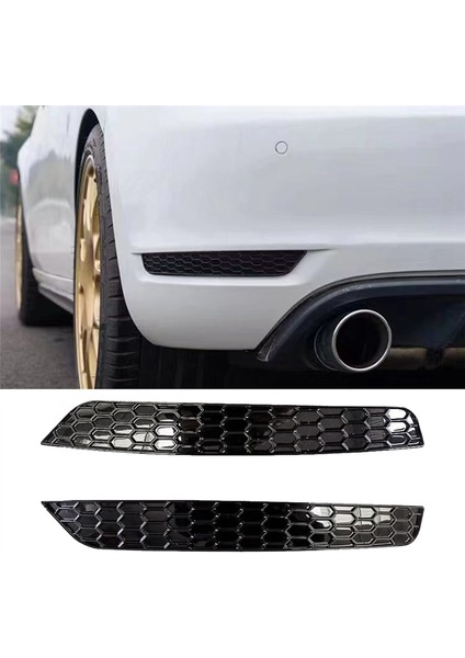 1paır Bakı Kapalı Sıge Far Kapalak Golf 6 Gtı Arka Çubuk Tampon Reflektörü Strips Sticker Stritess (Yurt Dışından) modelleri