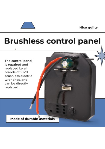 Evrensel Fırçasız Elektrik Anahtarı Aksesuarları Kontrol Tahtası 18V Lityum Pil Denetleyicisi Hız Düzenlemesi (Yurt Dışından) fırsatları