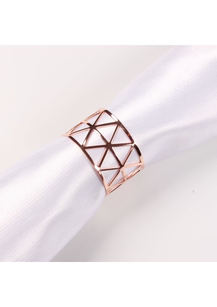 6 Adet Altın Geometrik Içi Boş Peçete Halkaları Serviette Tutucu Parti Otel Ziyafeti Yemek Odası Masa Dekor (Yurt Dışından) modelleri