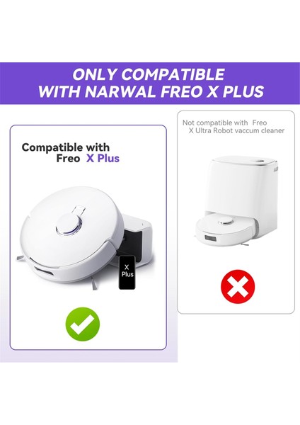 Narwal Freo x Için Robot Temizleyici Vakum Ana Yan Fırça Hepa Filtre Mop Padleri Toz Çantaları Yedek Aksesuarlar (Yurt Dışından) modelleri
