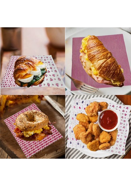 200PCS Balmumu Kağıt Sayfaları Sandviç Sarma Piknik Kağıdı Gıda Sepeti Astar, Parti, Mutfak, 9.8x8.5inch (Yurt Dışından) indirimleri