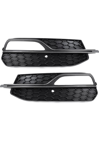 Araba Ön Sisli Izgara Kapağı Sis Lambası Izgara Çerçevesi Audi S3 A3 S-Line 2013-2017 8V3807682L 8V3807682G (Yurt Dışından)