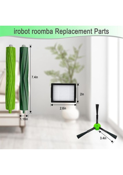 Irobot Roomba I8 I8+ I7 I7+ I6 I6+ I4 I3 I3+ Artı J7 E5 E6 E7 I &amp; E&amp;j Serisi Vakum Süpürge Fırçaları Filtre Parçaları (Yurt Dışından) fiyatları
