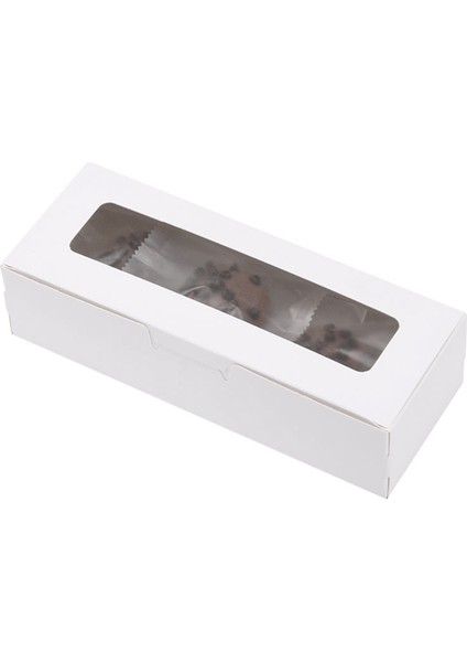 25 Adet Makarna Kutuları Açık Ekranlı Pencere Macarons Konteyneri Veya Çikolata Tatlıları Için Ambalaj Kutusu Kiti Kek A (Yurt Dışından) fiyatları