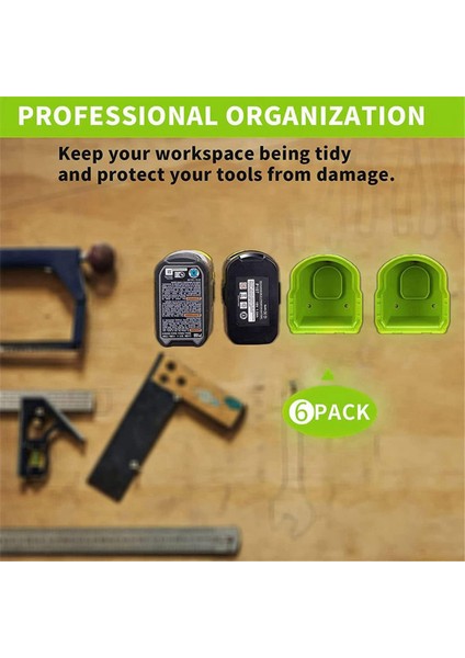 6pcs Ryobi Için Pil Tutucu 18V Duvara Montajlı Pil Montajlar Taşınabilir Li-Ion Pil Askı Pil Depolama Braketi (Yurt Dışından) fırsatları
