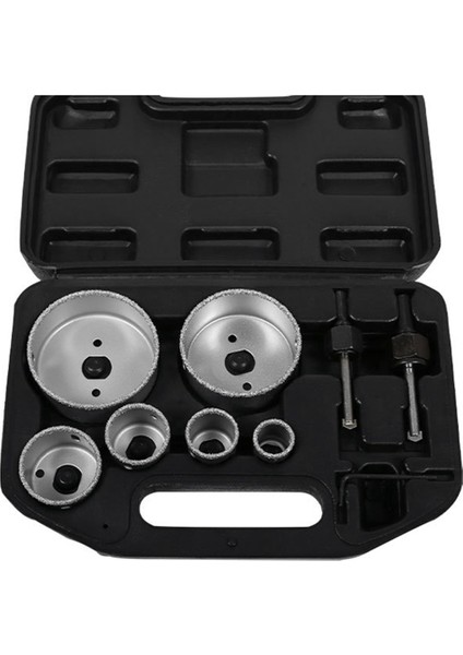 9 Parçalı Set Karbür Parçacık Deliği Testere Seti Seramik Karo Deliği Açıcı Seti Karbür Yonga Deliği Açıcı (Yurt Dışından)